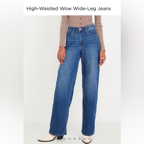 NWOT wide leg jeans - Picture 1 of 6